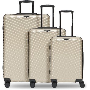 Redolz Essentials 18 4 wheels Suitcase set 3-piece with expansion pleat