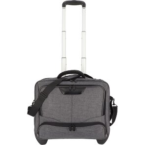 Dermata 2 wheels Business trolley 44 cm Laptop compartment