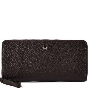 Aigner Pura Wallet RFID protection Genuine Leather 20 cm