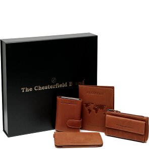 The Chesterfield Brand Credit card holder 4-piece gift set leather 7 cm