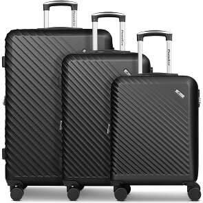 Check.In Paradise 2.0 4 wheels Suitcase set 3-piece with expansion pleat