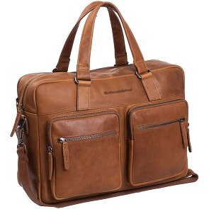 The Chesterfield Brand Wax Pull Up Briefcase Leather 43 cm Laptop compartment