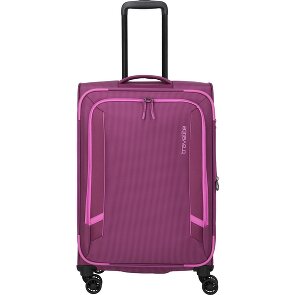 Travelite Corsiica 4 wheels Trolley M 67 cm with expansion pleat