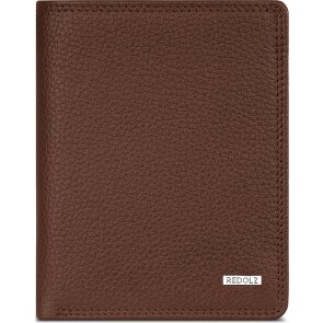 Redolz Leather Essentials HF RFID Leather Wallet, 9.5 cm, Fold-Out