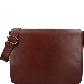 Leonhard Heyden Cambridge Messenger leather 38 cm laptop compartment