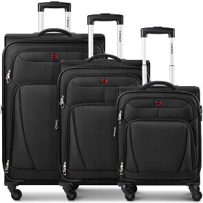 Wenger Beaumont 4 wheels Suitcase set 3-piece with expansion pleat