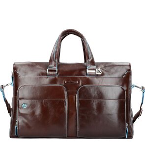 Piquadro Blue Square Weekender travel bag leather 47 cm laptop compartment