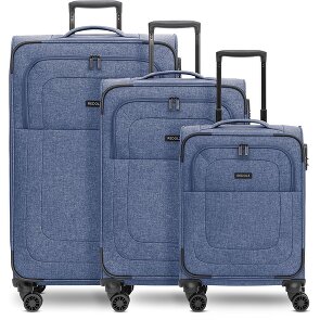 Redolz Essentials 12 THREE SET 4 wheels Suitcase set 3-piece with expansion pleat