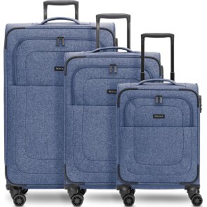 Redolz Essentials 12 THREE SET 4 wheels Suitcase set 3-piece with expansion pleat