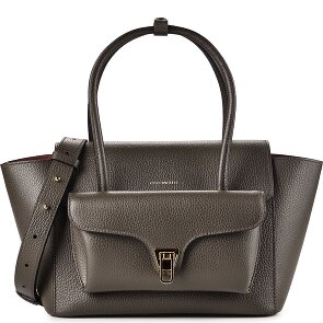 Coccinelle Double Beat Shoulder Bag Genuine Leather 31 cm