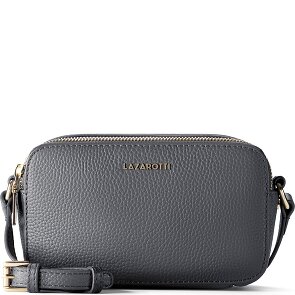 Lazarotti Bologna Leather Shoulder Bag Camera-Bag Leather Double-Zip 18 cm