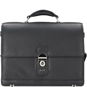 Alassio Monza briefcase leather 38 cm laptop compartment