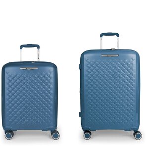Gabol Queens 4 wheels Suitcase set 2-piece with expansion pleat Gabol Queens 4 wheels Suitcase set 2-piece with expansion pleat