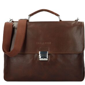 Bugatti Romano briefcase leather 40 cm laptop compartment
