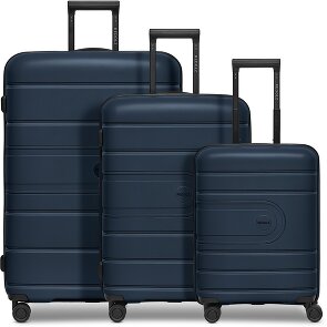 Redolz Essentials 11 4 wheels Suitcase set 3-piece with expansion pleat Redolz Essentials 11 4 wheels Suitcase set 3-piece with expansion pleat
