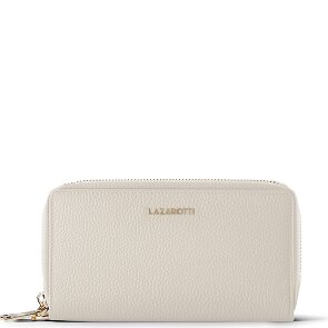 Lazarotti Bologna Leather XL Double Zip-Around Wallet, RFID-Protected, 20 cm