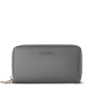 Lazarotti Bologna Leather XL Double Zip-Around Wallet RFID Leather 20 cm