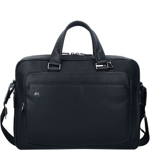 Piquadro Black Square briefcase leather 40 cm laptop compartment