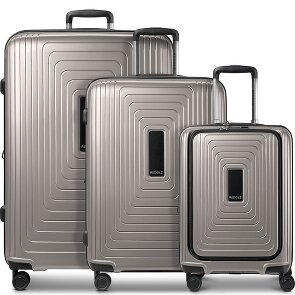 Redolz Essentials 14 4 wheels Suitcase set 3-piece Expandable