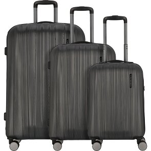 Polestream Moonrock 4 wheels Suitcase set 3-piece with expansion pleat
