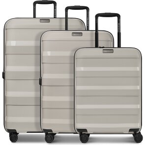 Redolz Pro PP 4 wheels Suitcase set 3-piece Expandable