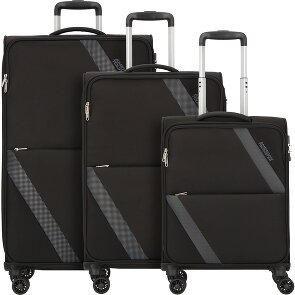 American Tourister Star Max 4 wheels Suitcase set 3-piece with expansion pleat