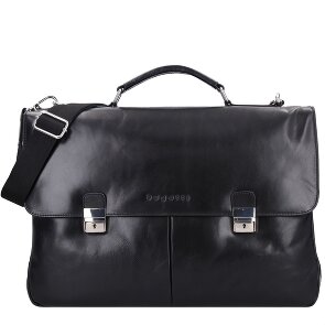 Bugatti Romano Briefcase Genuine Leather 44 cm Laptop compartment