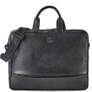 Harbour 2nd City Lights Briefcase Genuine Leather 40 cm Laptop compartment