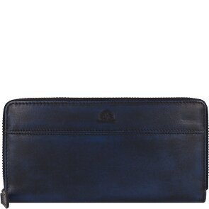 Greenburry Destressed Wallet RFID protection Leather 19 cm