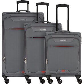 American Tourister Street Roll 4 wheels Suitcase set 3-piece with expansion pleat