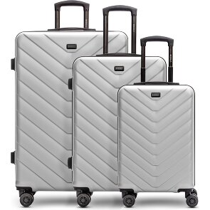 Redolz Essentials 07 3-SET 4 wheels Suitcase set 3-piece