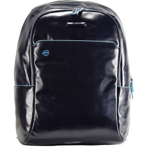 Piquadro Blue Square backpack leather 39 cm laptop compartment