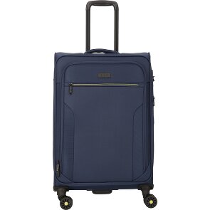 d&n Travel Line 9704 4 wheels Trolley M 68 cm with expansion pleat