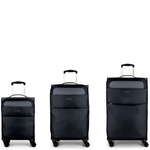 Gabol Cloud 4 wheels Suitcase set 3-piece with expansion pleat