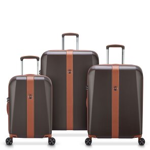 Delsey Paris Promenade Hard 2.0 4 wheels Suitcase set 3-piece with expansion pleat