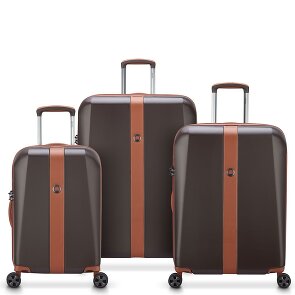 Delsey Paris Promenade Hard 2.0 4 wheels Suitcase set 3-piece with expansion pleat