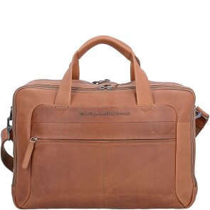 The Chesterfield Brand Wax Pull Up Briefcase Leather 44 cm Laptop compartment