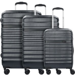 Bugatti Corium 4-wheel suitcase set 3 pcs.