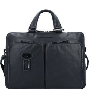Piquadro Harper briefcase leather 40 cm laptop compartment