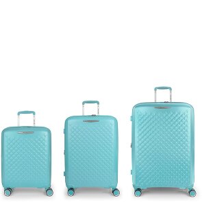 Gabol Queens 4 wheels Suitcase set 3-piece with expansion pleat Gabol Queens 4 wheels Suitcase set 3-piece with expansion pleat
