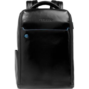 Piquadro Blue Square Daypack Leather 29 cm Laptop compartment