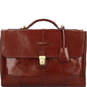 The Bridge Vespucci briefcase leather 40 cm laptop compartment
