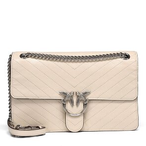 PINKO Love One Shoulder Bag Leather 26 cm