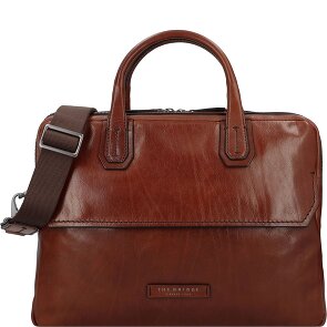 The Bridge Williamsburg briefcase leather 37 cm laptop compartment