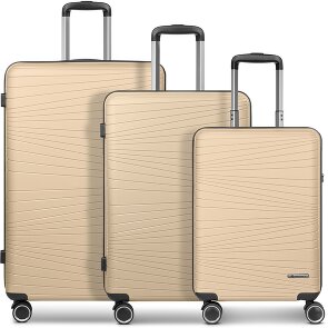 Franky Dallas 3.0 4-wheel suitcase set 3-piece with expansion fold