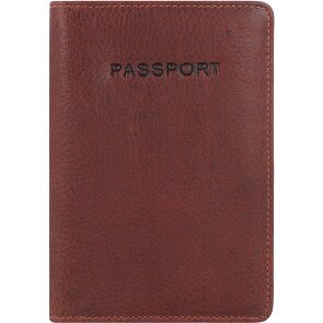 Burkely Antique Avery passport case RFID leather 10 cm
