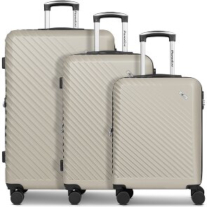 Check.In Paradise 2.0 4 wheels Suitcase set 3-piece Expandable