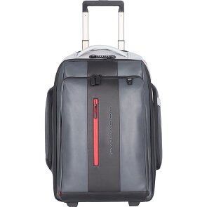 Piquadro Urban 2 wheels Wheeled backpack Genuine Leather 53.5 cm Laptop compartment