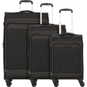 d&n Travel Line 9504 4 wheels Suitcase set 3-piece with expansion pleat d&n Travel Line 9504 4 wheels Suitcase set 3-piece with expansion pleat
