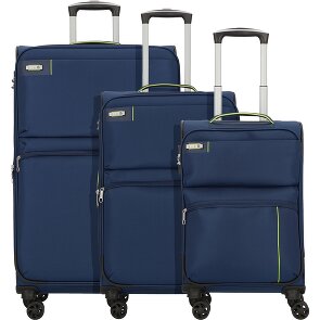 d&n Travel Line 6704 4 Roll Suitcase Set 3pcs.